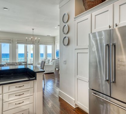 Fully Stocked Open Kitchen w/ Viking Stainless Steel Appliances