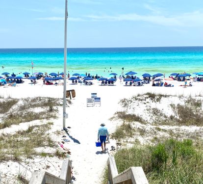 As Good As It Gets- Frangista Beach!