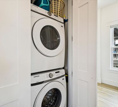 Stacked Washer and Dryer