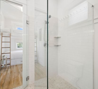 Shared Guest Bathroom - Walk-In Shower