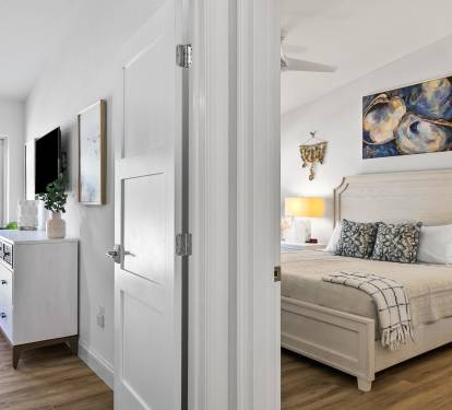 Master and twin bedrooms