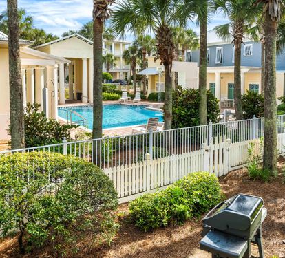 The community pool is located directly behind our home.