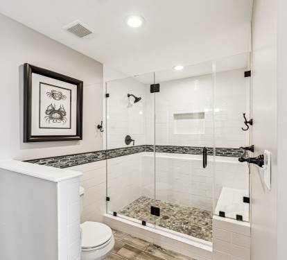 Primary King En-Suite - Oversized Walk-In Shower