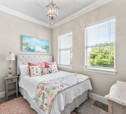 1st Floor Queen Bedroom with Access Door to Full Bathroom