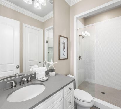 1st Floor Full Bathroom with Walk In Shower