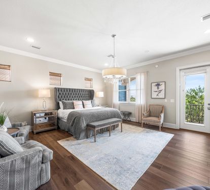 2nd Floor King Bedroom with Full Bathroom and Private Balcony