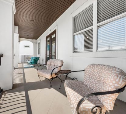 2nd Floor Balcony with Plenty of Seating