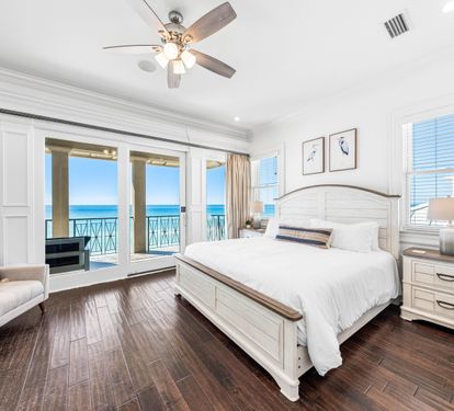 3rd Floor Primary Bedroom with Private Balcony and Bathroom
