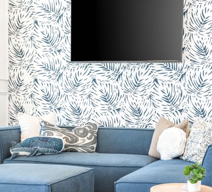 Second Floor Living area with Two Sectional Sofa's Offering a Better Seating Space. A Large Smart TV to Catch all the Favorite's
