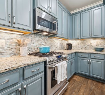Ample Counter Space & Stainless Steel Appliances