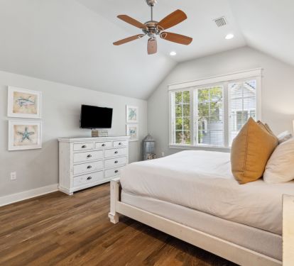 Primary King Suite - Equipped with a Flat-Screen TV