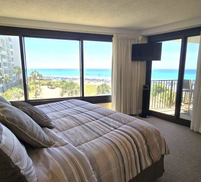 Beautiful views from the Master Bedroom