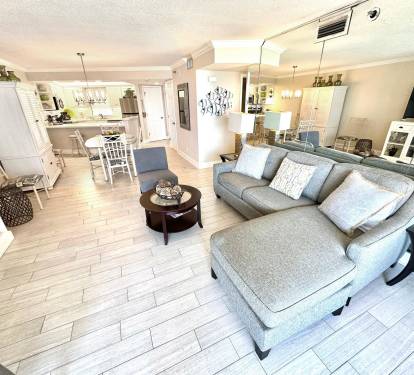 Open concept living space