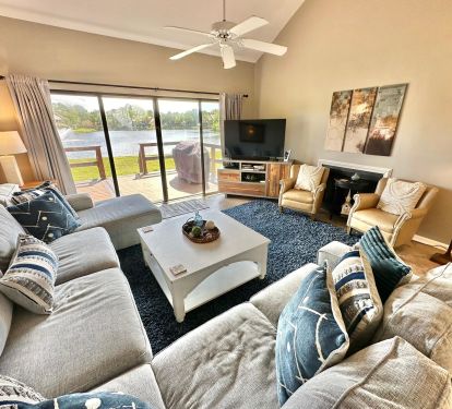 Open floor layout with beautiful views