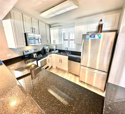 Fully stocked kitchen