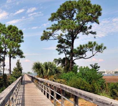 Resort features over 10 miles of walking & bike paths