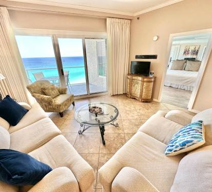Ocean views from living room
