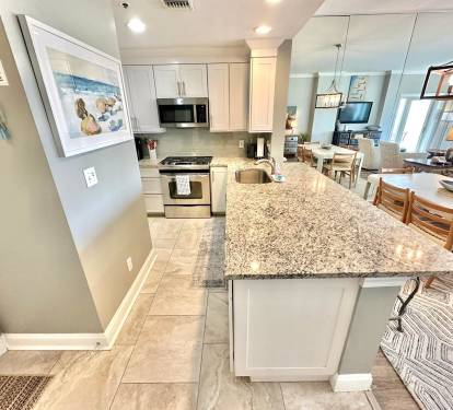 Fully stocked kitchen