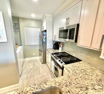 Fully stocked kitchen