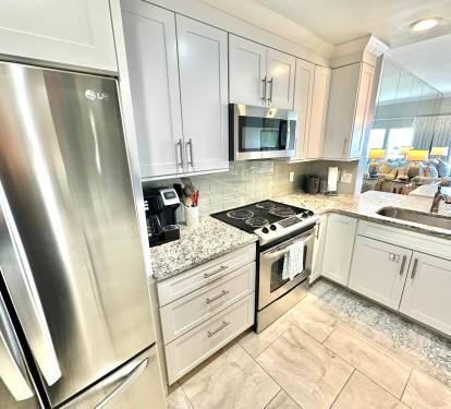 Fully stocked kitchen