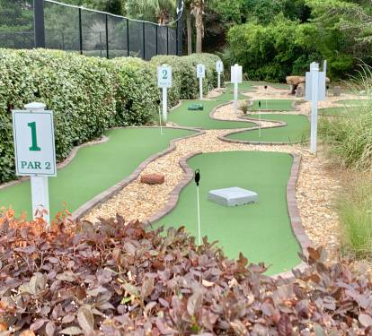 Putt putt course