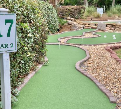Putt putt course