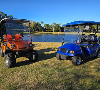 2 Golf Carts Included!