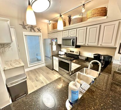 Fully stocked kitchen