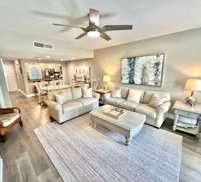 Spacious living room
