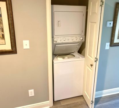 Washer and Dryer Included!