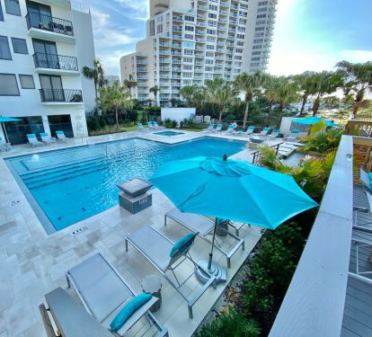 New pool & hot tub