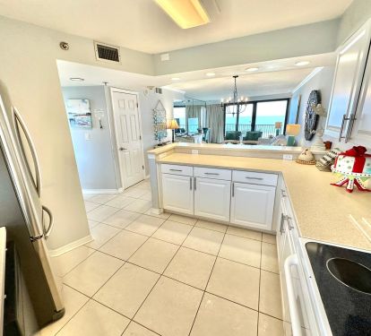 Fully stocked kitchen