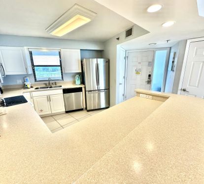 Fully stocked kitchen