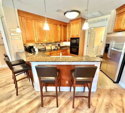 Fully stocked kitchen