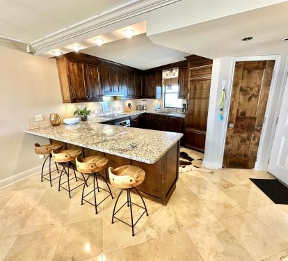Fully stocked kitchen