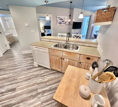 Fully stocked kitchen