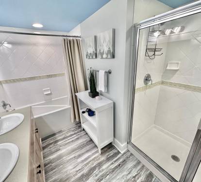 Tub/Shower combo & Stand-up Shower