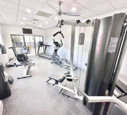 New fitness room at Beachside Two