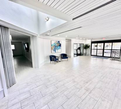 Newly Renovated lobbies at Beachside Two