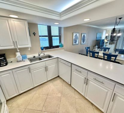 Fully stocked kitchen