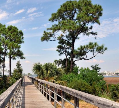 Resort features over 10 miles of walking & bikes paths!