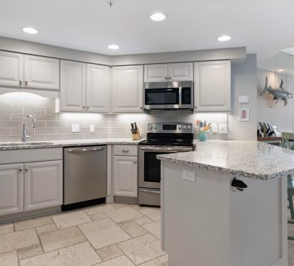 Fully stocked kitchen