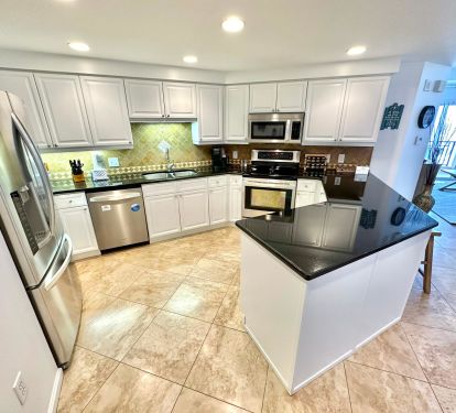 Fully stocked kitchen