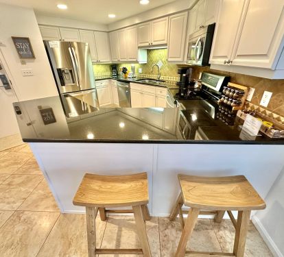 Fully stocked kitchen