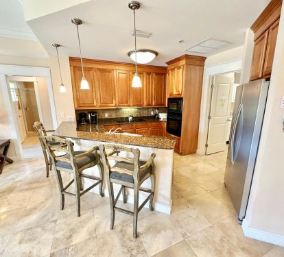 Fully stocked kitchen