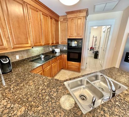 Fully stocked kitchen