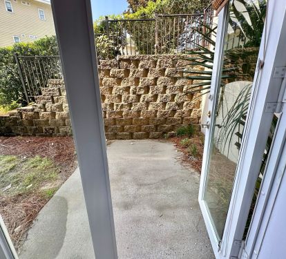 Patio off guest bedroom