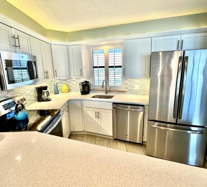 Fully stocked kitchen