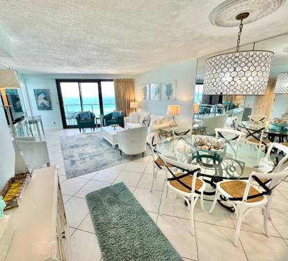 Open floor layout with beautiful views