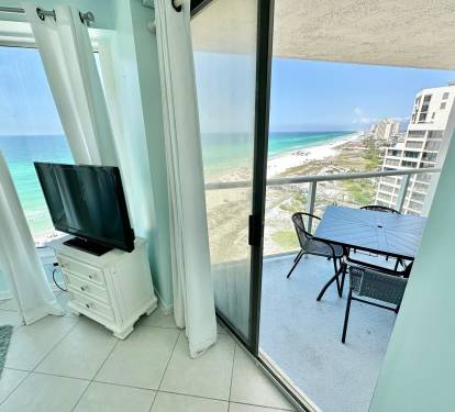 Balcony entry from Master